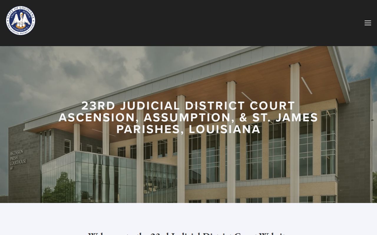 Twenty-Third Judicial District Court serving St. James Parish